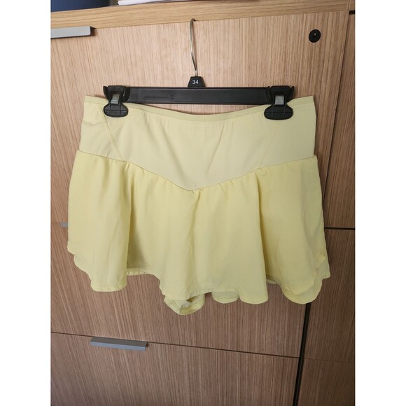 Free People Pants - Free People Movement Light Yellow Athletic Skort Size L